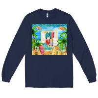 Navy summer mini Long Sleeve Tee - TumblerDesignByShophia