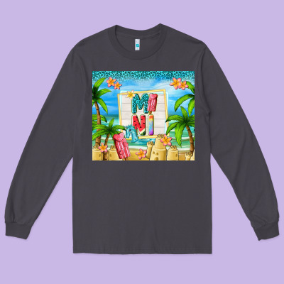 Summer Mini Long Sleeve Tee Designed By Tumblerdesignbyshophia