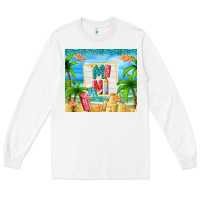 White summer mini Long Sleeve Tee - TumblerDesignByShophia