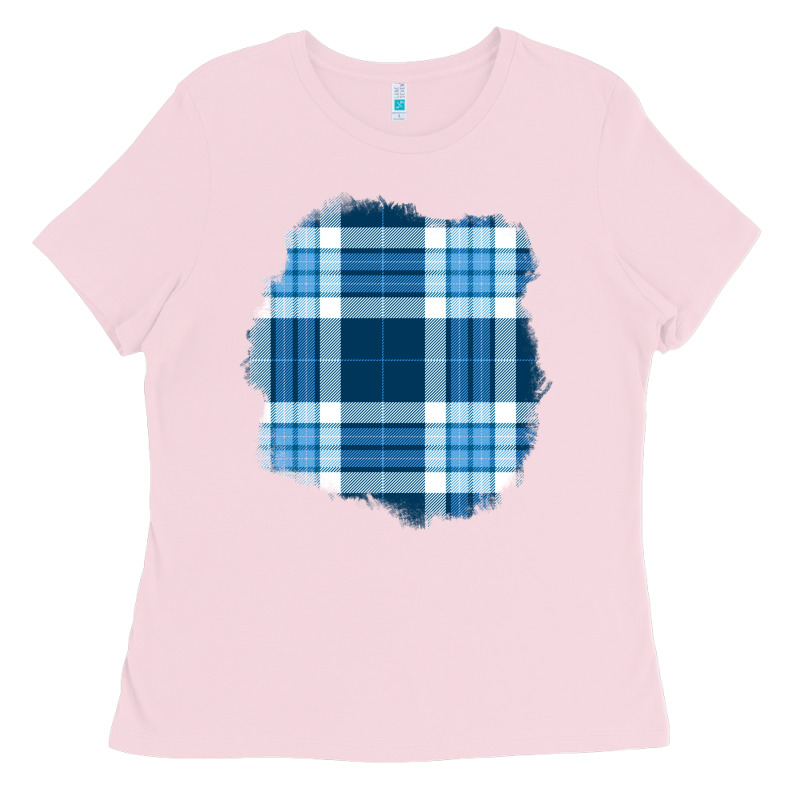 Winter Tartan Patch Ladies Tee by BundleAndBundleShop | Teevron