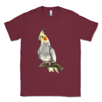 Burgundy Cocktail Parrot Classic Tee - LillyAllenDesigns