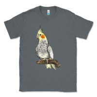 Charcoal Heather Cocktail Parrot Classic Tee - LillyAllenDesigns