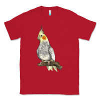 Red Cocktail Parrot Classic Tee - LillyAllenDesigns