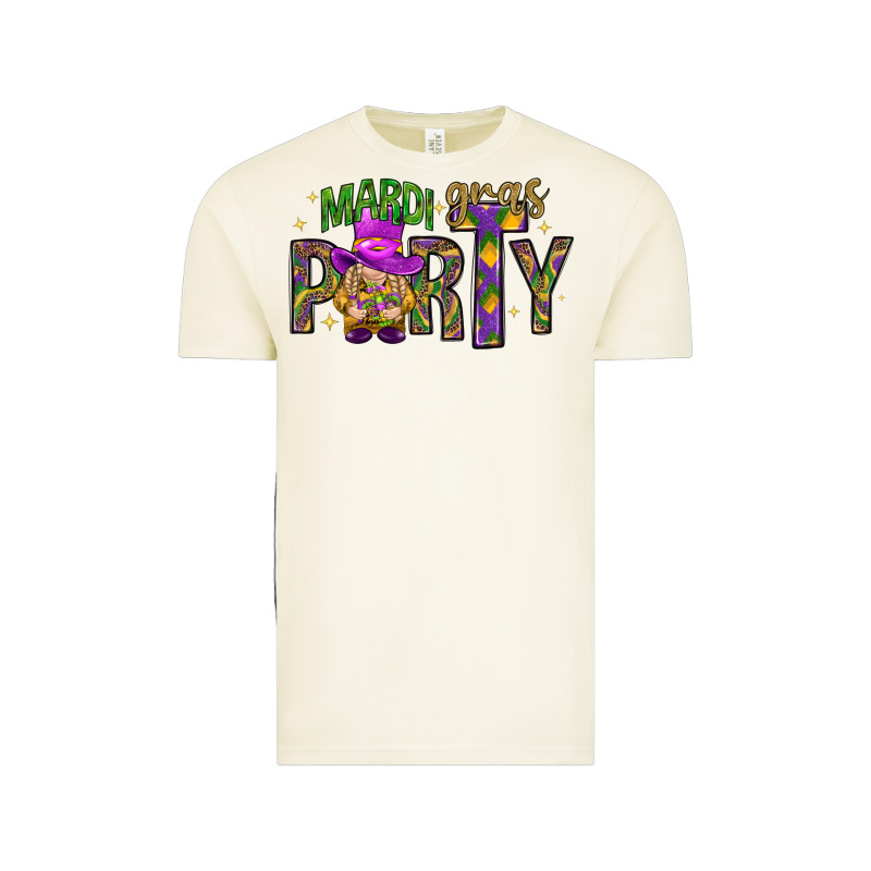 Mardi Gras Party Vintage Tee by NancyCooperArtShop | Teevron