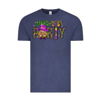 Vintage Denim Mardi Gras party Vintage Tee - NancyCooperArtShop