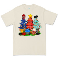 Bone Christmas With Ice Hockey Trees Premium Tee - BundleAndBundleShop