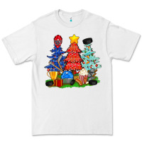 White Christmas With Ice Hockey Trees Premium Tee - BundleAndBundleShop