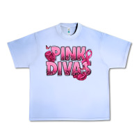 Grape Ice Pink Divas Breast Cancer Urban Heavy Tee - NancyCooperArtShop