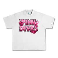 Lunar Rock Pink Divas Breast Cancer Urban Heavy Tee - NancyCooperArtShop