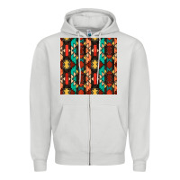 Dove Grey native american aztec seamless pattern Zipper Hoodie - BundleAndBundleShop