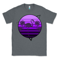 Charcoal Heather Flamingo Palm Classic Tee - Bettercallsaul