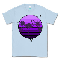 Dusty Blue Flamingo Palm Classic Tee - Bettercallsaul