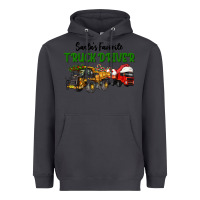 Smoke Santa's Favorite Truck Driver Heavyweight Hoodie - LillyAllenDesigns