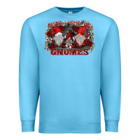 Ocean Blue chillin with my gnomies Premium Sweatshirt - SublimationCraftShop