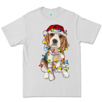 Dove Grey christmas beagle Premium Tee - RanaPortraitStore