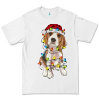 White christmas beagle Premium Tee - RanaPortraitStore