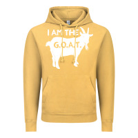 Vintage Mustard i am the g.o.a.t. greatest of all time athletics g Vintage Hoodie - tuanDangUi