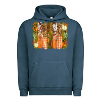 Pigment Midnight Navy fall brushstrokes Urban Hoodie - BarkalooDesign