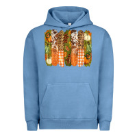 Pigment Pebble Blue fall brushstrokes Urban Hoodie - BarkalooDesign