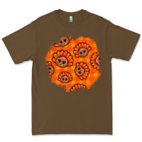 Cacao Thanksgiving Turkey With Tartan Patch Premium Tee - BundleAndBundleShop