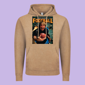 John Madden Football Vintage Hoodie Designed By Tuandangui