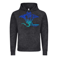 Vintage Black Cancun Sea Stingray Mexico Matching Family Vacatio Vintage Hoodie - tuanDangUi