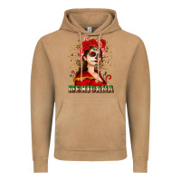 Vintage Camel Sugar skull girl with Mexicana Vintage Hoodie - NancyCooperArtShop