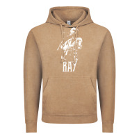 Vintage Coffee ray lamontagne   white stencil 1 Vintage Hoodie - tuanDangUi