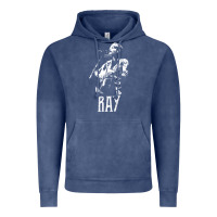Vintage Denim ray lamontagne   white stencil 1 Vintage Hoodie - tuanDangUi