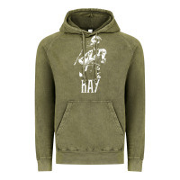 Vintage Olive ray lamontagne   white stencil 1 Vintage Hoodie - tuanDangUi