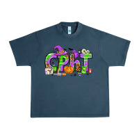 Midnight Navy Halloween CPHT Pharmacy Technician Urban Heavy Tee - texasbilliewilder