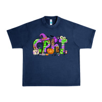 Navy Halloween CPHT Pharmacy Technician Urban Heavy Tee - texasbilliewilder