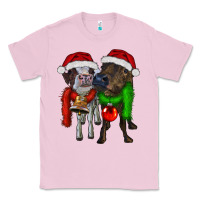 Bubblegum Pink two christmas heifers Classic Tee - RanaPortraitStore
