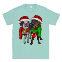 Seafoam two christmas heifers Classic Tee - RanaPortraitStore