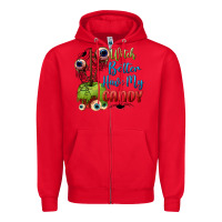 Red witch better have my candy Zipper Hoodie - BundleAndBundleShop