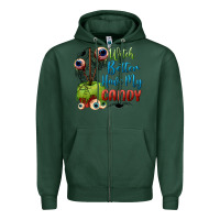 Sports Green witch better have my candy Zipper Hoodie - BundleAndBundleShop