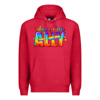 Cardinal Always An Ally Pride LGBTQ Premium Hoodie - BundleAndBundleShop