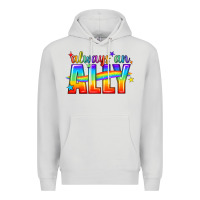 Dove Grey Always An Ally Pride LGBTQ Premium Hoodie - BundleAndBundleShop