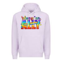 Lilac Always An Ally Pride LGBTQ Premium Hoodie - BundleAndBundleShop