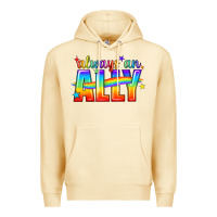 Pina Colada Always An Ally Pride LGBTQ Premium Hoodie - BundleAndBundleShop