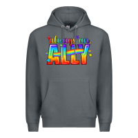 Rock Always An Ally Pride LGBTQ Premium Hoodie - BundleAndBundleShop