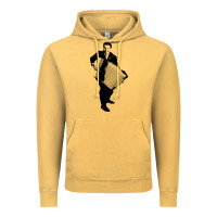 Vintage Mustard lawrence welk   no name   the black stencil Vintage Hoodie - tuanDangUi