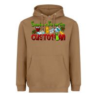 Toasted Coconut Santa's Favorite Custodian Heavyweight Hoodie - LillyAllenDesigns