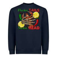 Pinchin' Tails Suckin' Head Crawfish Heavyweight Sweatshirt | Teevron