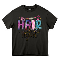 Asphalt hair stylist Heavy Core Tee - MaliasSmallBusiness