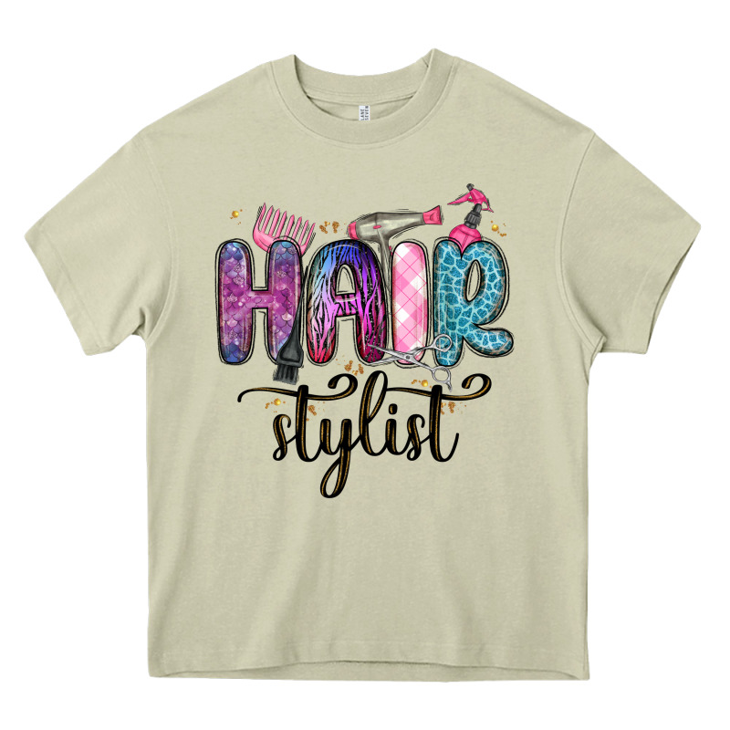 Hair Stylist Heavy Core Tee by MaliasSmallBusiness | Teevron