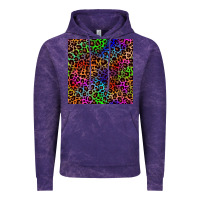 Cloud Purple Pride leopard seamless pattern Vintage Hoodie - NancyCooperArtShop