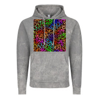 Cloud Rock Pride leopard seamless pattern Vintage Hoodie - NancyCooperArtShop