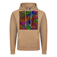 Vintage Coffee Pride leopard seamless pattern Vintage Hoodie - NancyCooperArtShop