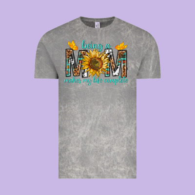 Being A Mom Makes My Life Complete Vintage Tee Designed By Texasbilliewilder